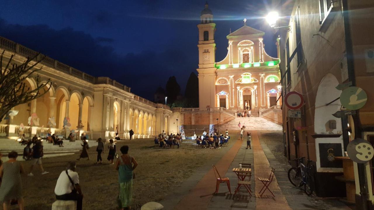 Ferienwohnung La Terrazza Del Borgo Lavagna Exterior foto