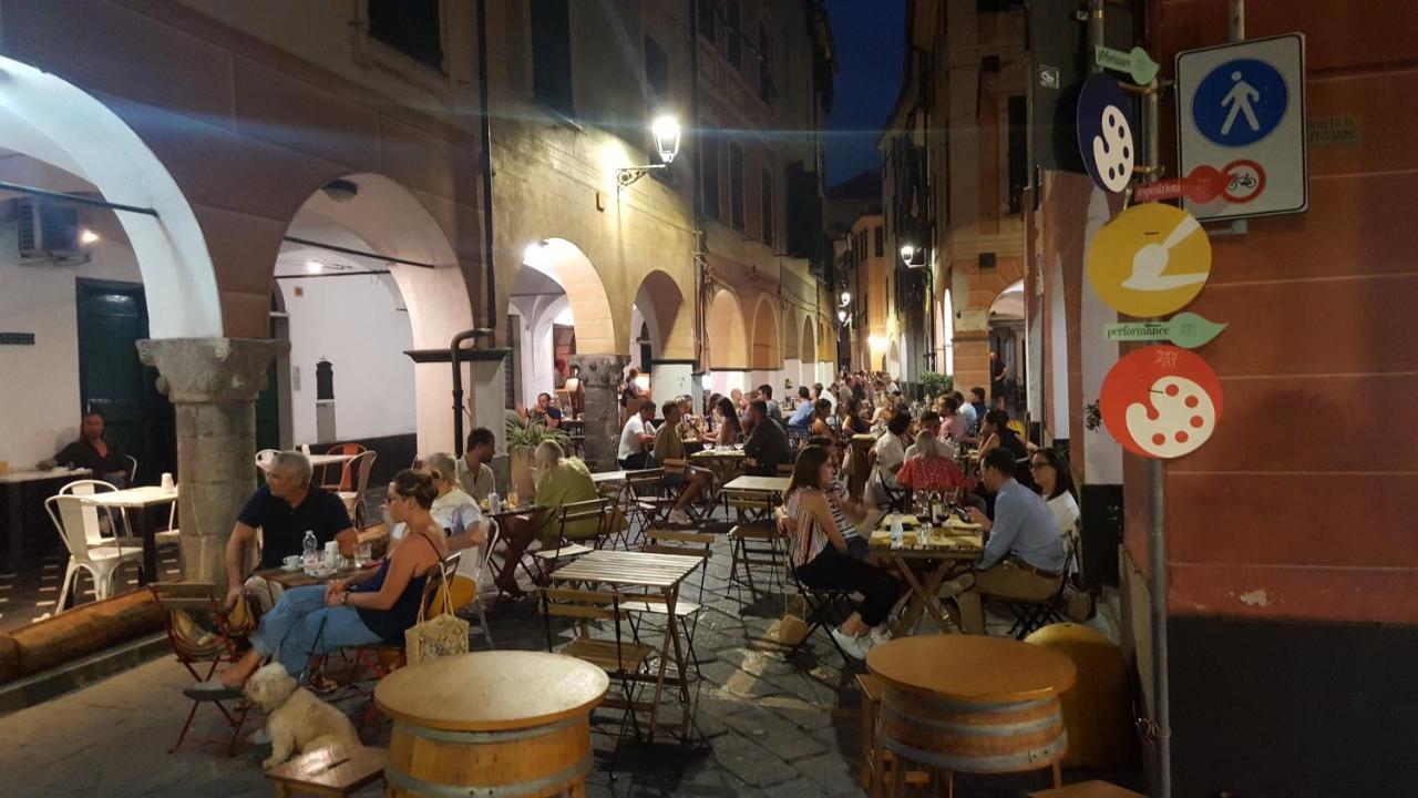 Ferienwohnung La Terrazza Del Borgo Lavagna Exterior foto